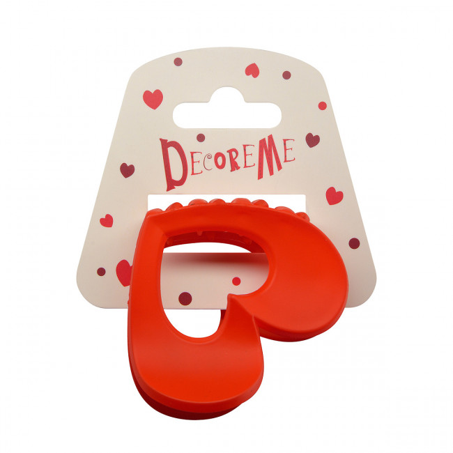 Заколка краб 6,5см, 8 видов, BV/2-718/52 (12)