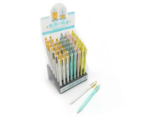 Ручка гелевая  черная jumper D&S  A-4/DS-0116 "Домашние животные" 0.5 автомат цвет ассорти  (48/48/1536)