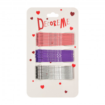 Набор невидимок 5см для волос, 30шт, BV/2-718/08 (10)