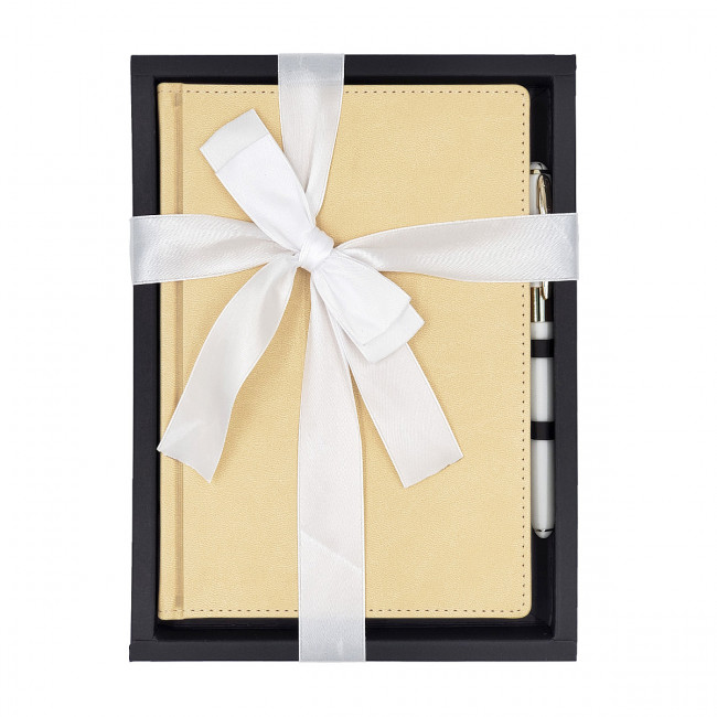 Набор подарочный: записная книжка А5 "Velvet". бежевый и ручка, BV/3-115/21-2 Набор подарочный: записная книжка А5 "Velvet". бежевый и ручка, BV/3-115/21-2