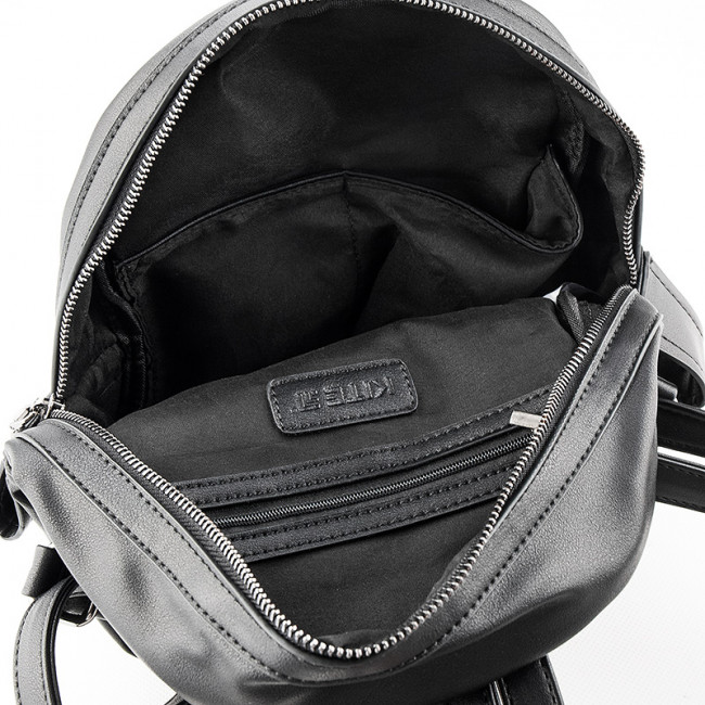 Рюкзак кожзам 27*22*10см черный Kite K18-2544-2