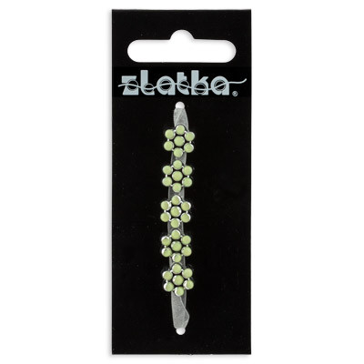 Бусина 10 х 8 мм акрил 5шт №01 белый, Zlatka/BLM-04 №1