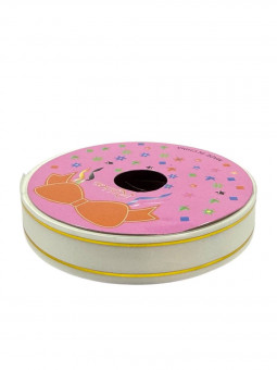 Лента 1,6см*6м декоративная, белая, Магистр/MAG1,6*6-1133