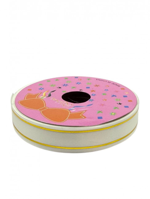 Лента 1,6см*6м декоративная, белая, Магистр/MAG1,6*6-1133