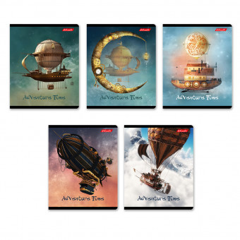 Тетрадь 96 клетка "Время приключений" скрепка, Светоч/96ТЕТк-004 000774 (5)