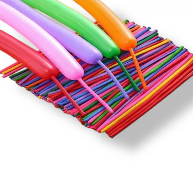 Набор воздушных шаров для моделирования, цвета в ассортименте, 100шт, MAG-260140