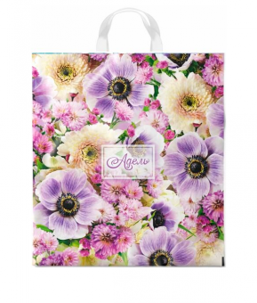 Пакет ПНД (38*42) 40 мкм "Адель" с петлевой ручкй (25/500)