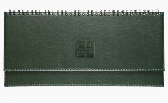 Планинг 2022 "deVENTE. Bravo" (310 ммx145 мм) 128 стр, белая бумага 70 г/м², печать в 2 краски, твердая обложка из искусственной кожи с поролоном, отстрочка, термо тиснение, евро спираль, в термоусадочной пленке, зеленый Планинг 2022 "deVENTE. Bravo" (310 ммx145 мм) 128 стр, белая бумага 70 г/м², печать в 2 краски, твердая обложка из искусственной кожи с поролоном, отстрочка, термо тиснение, евро спираль, в термоусадочной пленке, зеленый