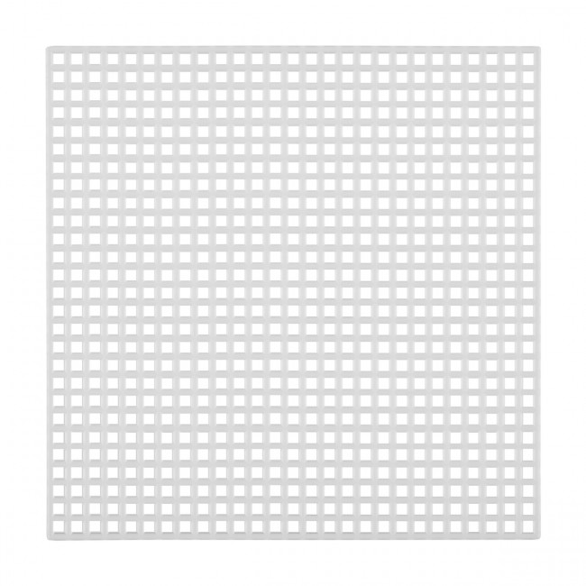 Канва 10.7 x 10.7см "Квадрат малый" пластиковая, 100% полиэтилен, Gamma/KPL-10