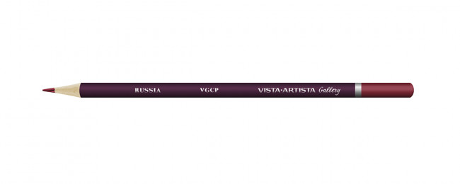Карандаш цветной художественный заточенный 720 темный шоколад, Gallery VISTA-ARTISTA/VGCP 720 (6)
