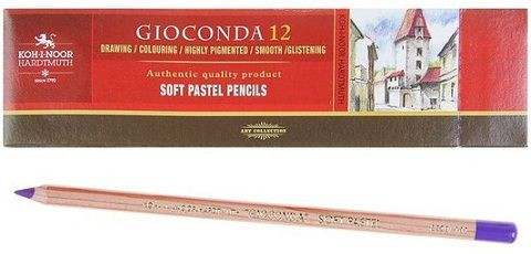 Карандаш 4,2мм пастельный "Gioconda Soft", фиолетовый темный, Koh-I-Noor/8820182001KS №182 (12)