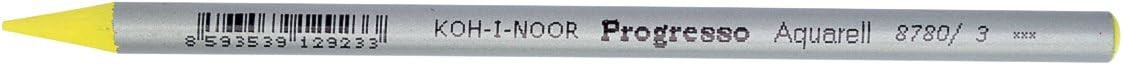 Карандаш цельнографитный в лаке, желтый хром, Progresso Koh-I-Noor/8780003001KS (12) Карандаш цельнографитный в лаке, желтый хром, Progresso Koh-I-Noor/8780003001KS (12)