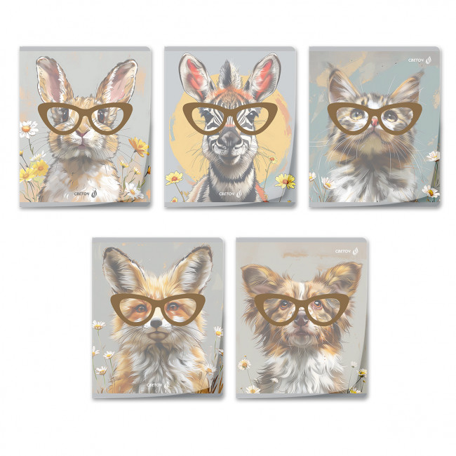 Тетрадь 96 клетка "Наблюдаю за тобой" скрепка, Светоч/Т62_01105 (5)