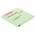 Клейкая бумага для заметок 76x76 мм 80 л, офсет 75 г/м², зеленая в клетку, deVENTE/2010386 (12)