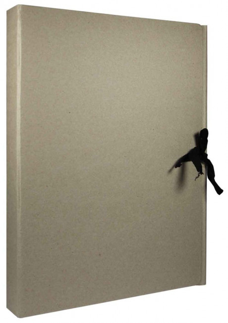 Архивный короб А4 3,5см "Отчет-архив" на завязках, КОА4035