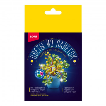 Цветы из пайеток "Мимоза", LORI/Цв-035 Цветы из пайеток "Мимоза", LORI/Цв-035