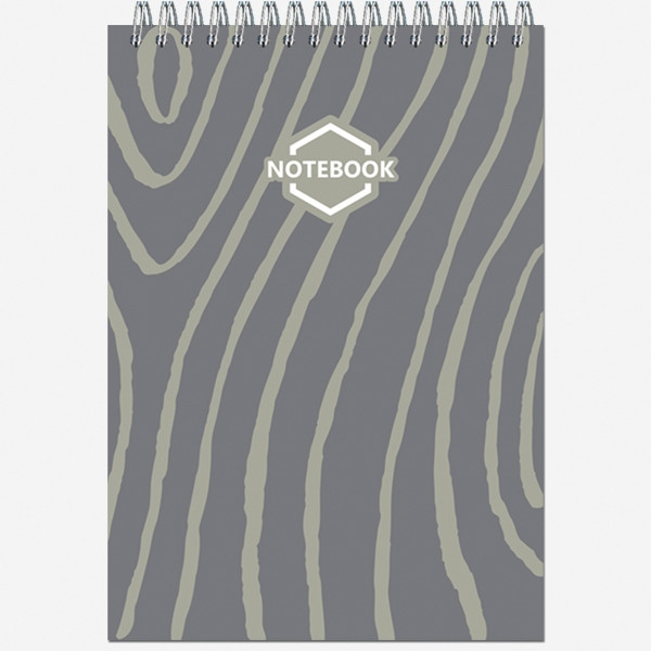 Блокнот А5 40л "Стильный Офис" гребень, Полином/2935 (100)