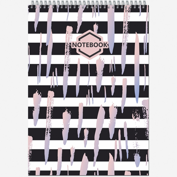 Блокнот А5 40л "Стильный Офис" гребень, Полином/2935 (100)