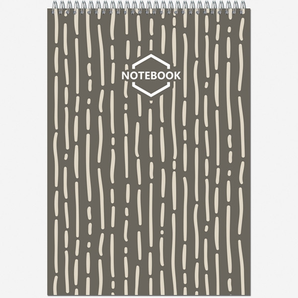 Блокнот А5 40л "Стильный Офис" гребень, Полином/2935 (100)