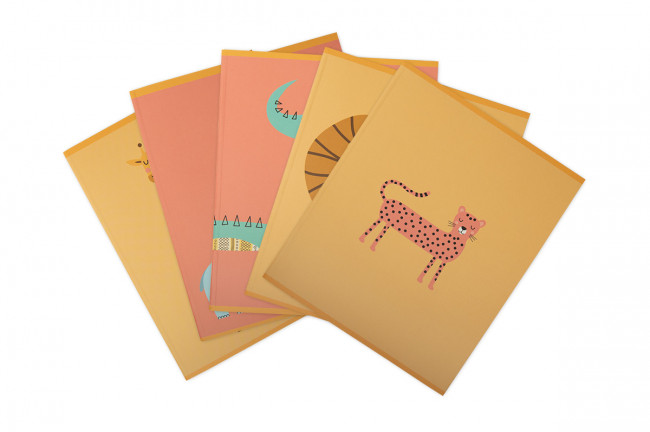 Тетрадь А5 48л клетка скоба "Мужская тема жираф" "Светоч" (10)