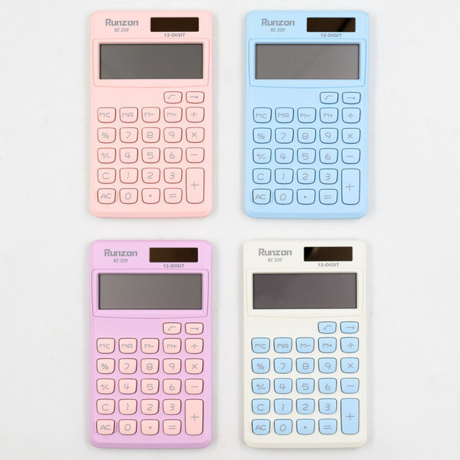 Калькулятор 12- разрядный 12,2*7.4см "Runzon", MAYLOTT/RZ-320