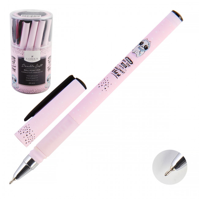 Ручка маслян. 0,7мм ILLEGALLY CUTE. SHERLOCK CAT Double Soft синий, LOREX/LXOPDS-IC1 (24/288) Ручка маслян. 0,7мм ILLEGALLY CUTE. SHERLOCK CAT Double Soft синий, LOREX/LXOPDS-IC1 (24/288)