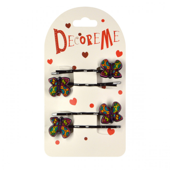 Набор невидимок 5см для волос, 4 шт, BV/2-719/21 (12)