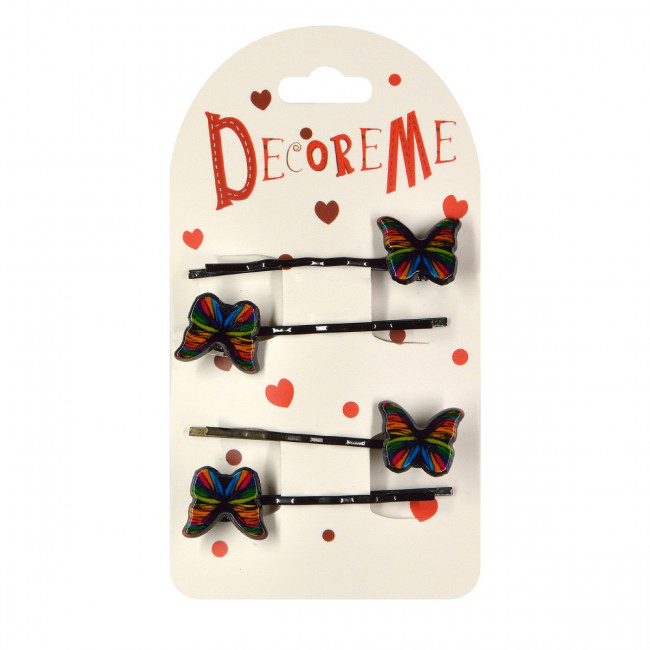 Набор невидимок 5см для волос, 4 шт, BV/2-719/21 (12)