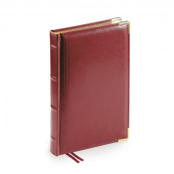 Ежедневник А5+ 208л полудатированный на 2024г-2025г "Boss", бордовый, BV/3-404/270 (20)