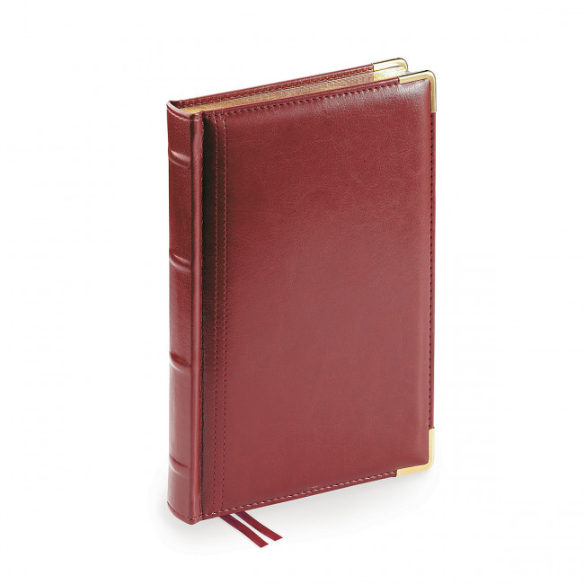 Ежедневник А5+ 208л полудатированный на 2024г-2025г "Boss", бордовый, BV/3-404/270 (20)