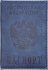 Обложка на паспорт WENZER OFFiCE, РФ Паспорт, синяя, эко кожа