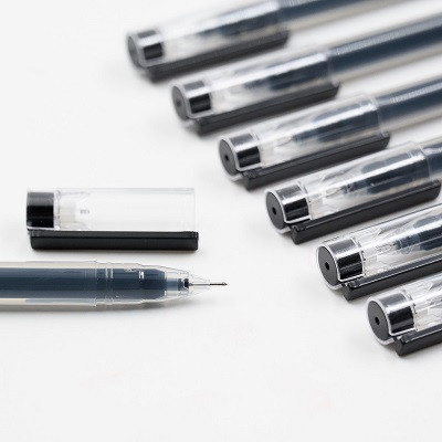 Ручка гелевая 0,5мм черная, увелич.запас чернил, Aodemei /GP-031 (12) Ручка гелевая 0,5мм черная, увелич.запас чернил, Aodemei /GP-031 (12)