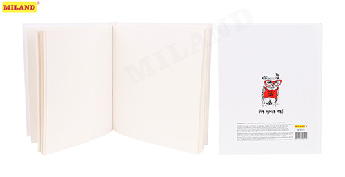 Скетчбук А5 Цветной элемент. Сова (7БЦ, 96 л, 100г, лён+гл лам) 96-9322