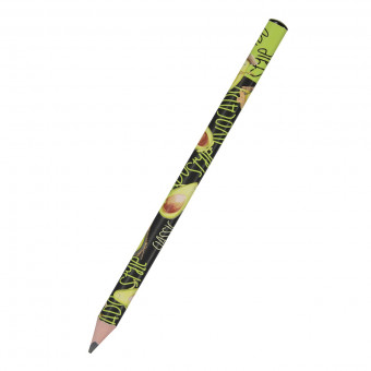 Карандаш 3,5мм 4В чернографитовый "HappyGraphix. Avocado style. Rock star", BV/21-0062/22 (30)