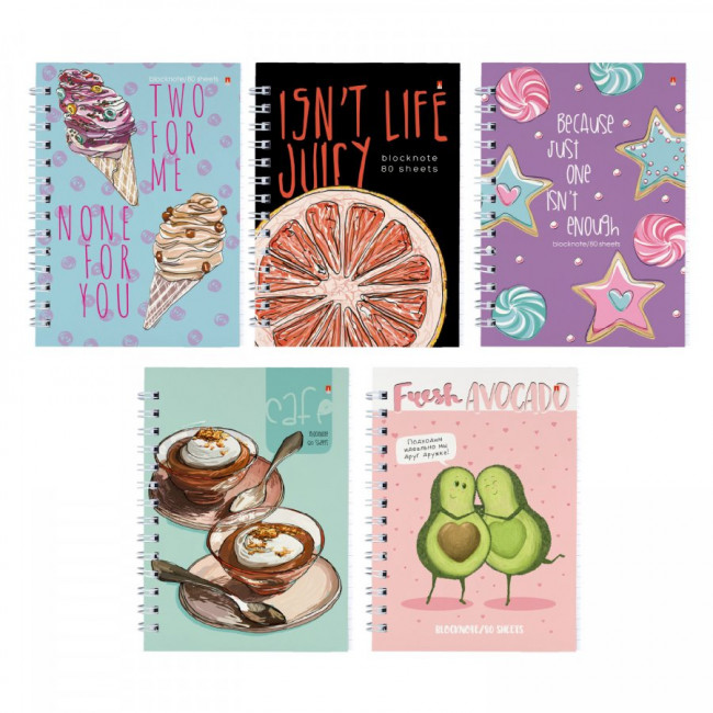 Блокнот А6 80л клетка "Микс №3", мягкая обложка, 5 видов ассорти, BV/3-80-032/03 (48) Блокнот А6 80л клетка "Микс №3", мягкая обложка, 5 видов ассорти, BV/3-80-032/03 (48)