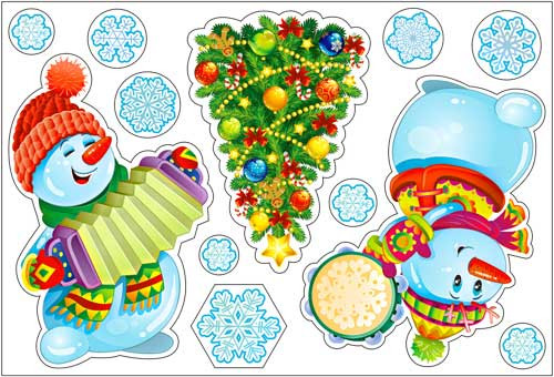 Набор наклеек для декор. Интерьера рн4-37 Набор наклеек для декор. Интерьера рн4-37