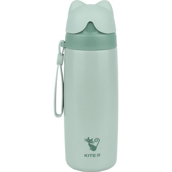 Термос Сat зеленый, 350 мл, KITE Термос Сat зеленый, 350 мл, KITE