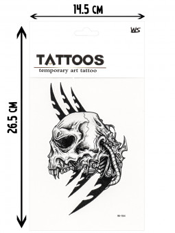 Татуировка-наклейка 26,5 х14,5см "Современное искусство-4", Рыжий Кот/ТА-2413 (12)