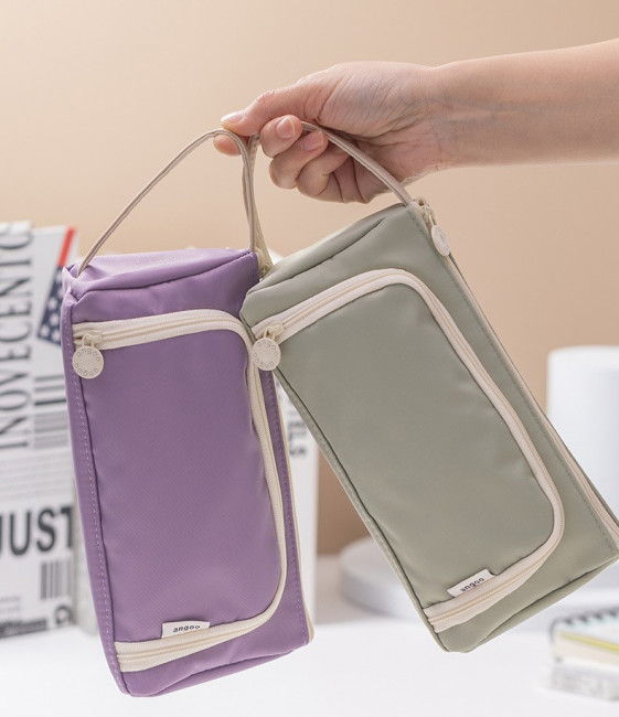 Пенал для канцелярских принадлежностей "Right Point" на 2 отделения, с внутренним подкладом, Магистр, цвета ассорти/ TM0115 Пенал для канцелярских принадлежностей "Right Point" на 2 отделения, с внутренним подкладом, Магистр, цвета ассорти/ TM0115