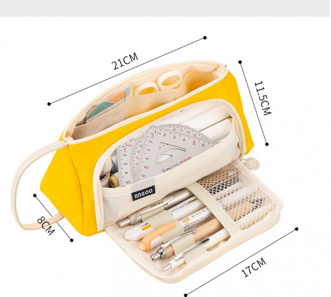 Пенал для канцелярских принадлежностей "Right Point" на 2 отделения, с внутренним подкладом, Магистр, цвета ассорти/ TM0115 Пенал для канцелярских принадлежностей "Right Point" на 2 отделения, с внутренним подкладом, Магистр, цвета ассорти/ TM0115