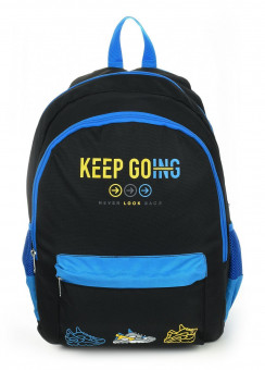 Рюкзак Schoolformat SOFT 2 KEEP GOING 21 л черн. 42х31х16 см мягкий 2 отд. молния д/мальчиков