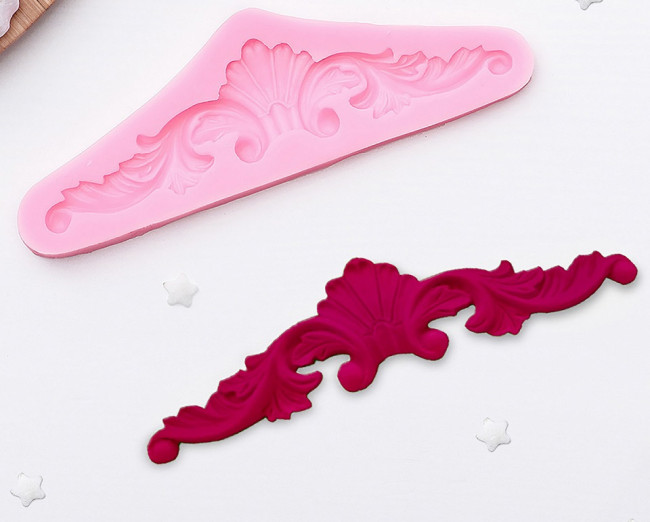 Силиконовый молд Доляна «Лепнина», 14,3×4,7×0,9 см, цвет МИКС