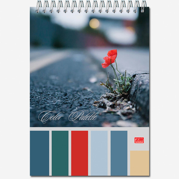 Блокнот А5 60л "Яркий Офис" гребень, Полином/2435 (30) Блокнот А5 60л "Яркий Офис" гребень, Полином/2435 (30)