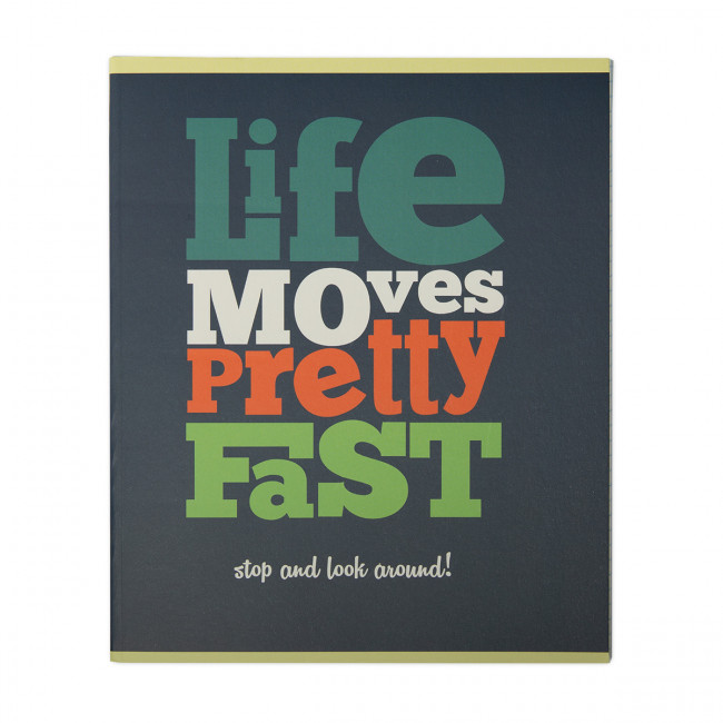 Тетрадь А5 48л клетка скоба "Мужская тема жизнь двигается быстро" "Светоч" (10)