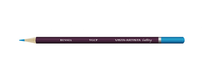 Карандаш цветной художественный заточенный 530 бирюзово-синий, Gallery VISTA-ARTISTA/VGCP 530 (6)