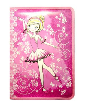 Папка для тетрадей 1отд. А4 BI-162 "Балерина" молния вокруг, арт.4253151 (2/12/240) Папка для тетрадей 1отд. А4 BI-162 "Балерина" молния вокруг, арт.4253151 (2/12/240)