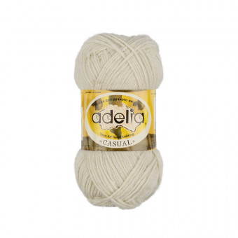 Пряжа ADELIA "CASUAL"   72% хлопок, 28% акрил     50 г  130 м ± 6 м №07 мятный (10)