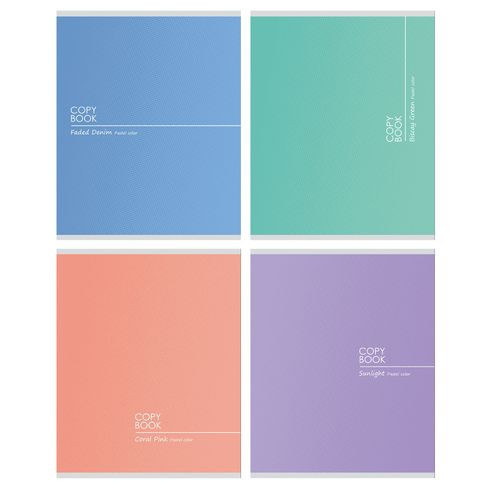 Тетрадь общая А5 скоба 96л. клетка "Pastel color" ламинация матовая (ассорти) BG (4/32) Тетрадь общая А5 скоба 96л. клетка "Pastel color" ламинация матовая (ассорти) BG (4/32)