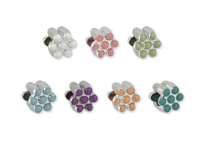 Бусина 10 х 8 мм акрил 5шт №05 сиреневый, Zlatka/BLM-04 №05