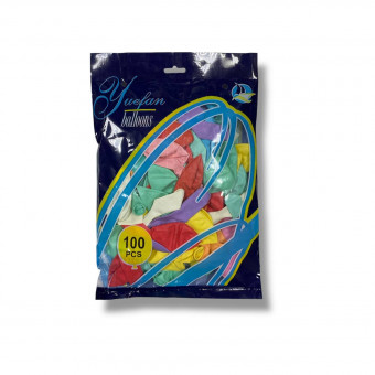 Набор воздушных шаров размер 12, пастельные цвета в ассортименте, 100шт, MAG-260129